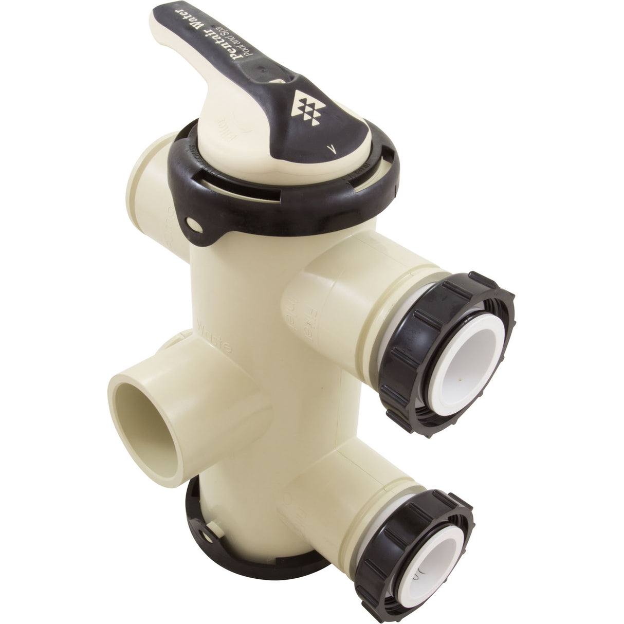 Backwash Valve, Pentair FullFloXF, w/2" Unions : 263080 - Pentair - 788379852955 - PartsForSpas.com
