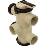 Backwash Valve, Pentair FullFloXF, w/2" Unions, D.E. : 263081 - Pentair - 788379852962 - PartsForSpas.com
