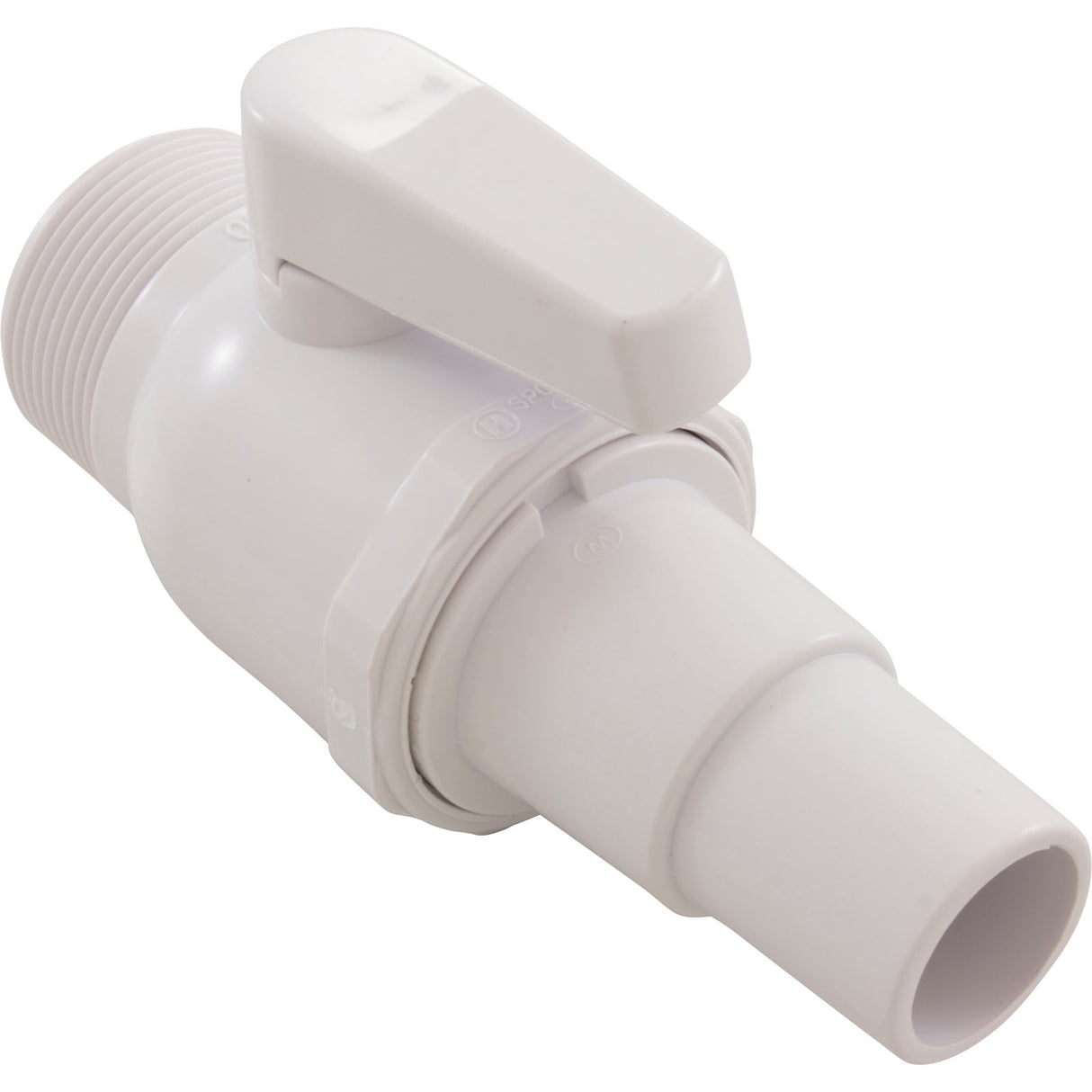Ball Valve, Hayward Econoline 2-Way, 1-1/2"MPT x Hose Adapter : SP0729 - Hayward - 0610377045131 - PartsForSpas.com