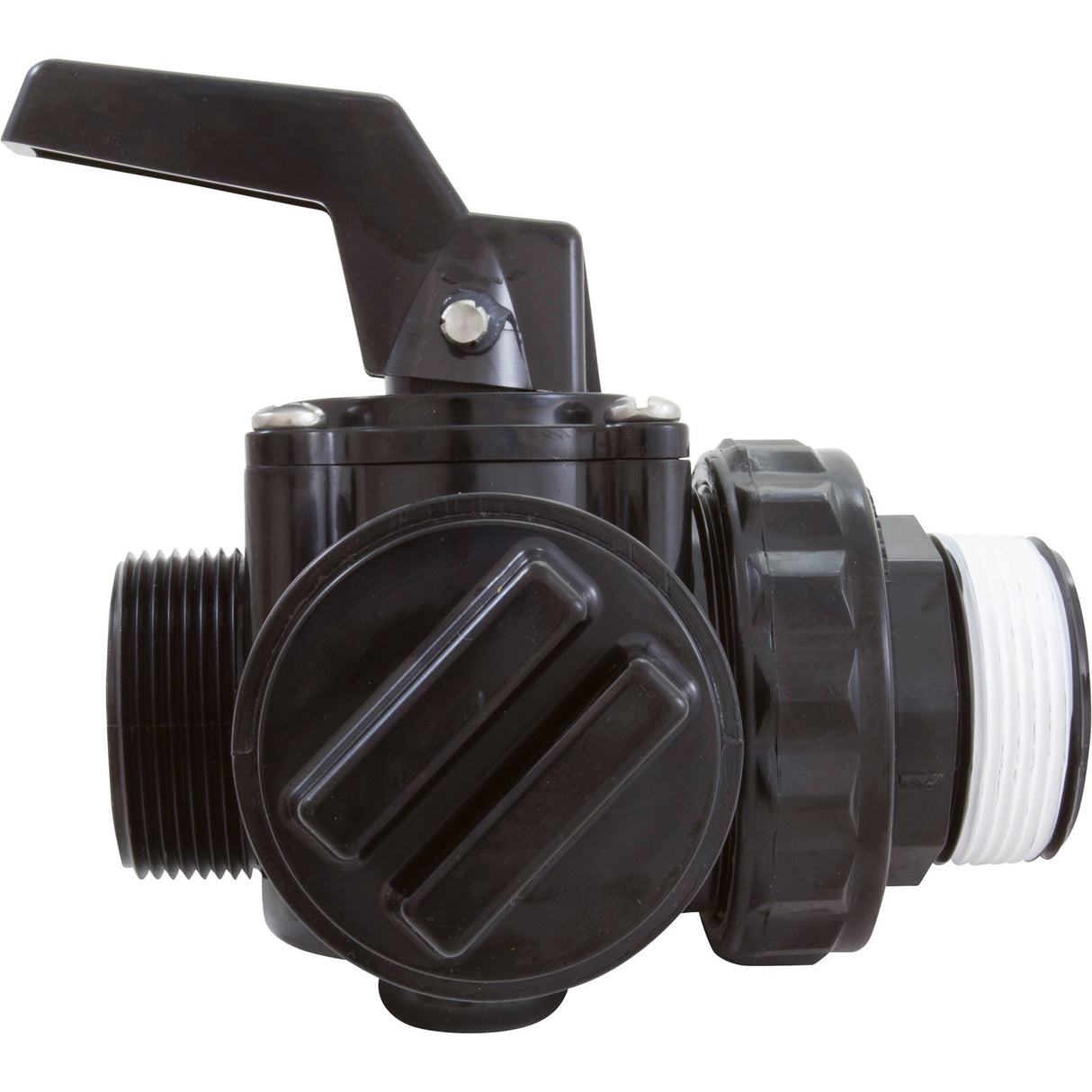 Ball Valve, Hayward Deluxe 3-Way, 1-1/2"mpt : SP0727 - Hayward - 0610377045100 - PartsForSpas.com