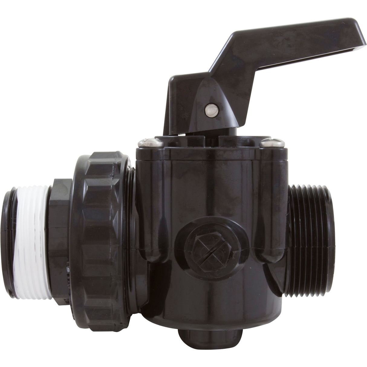Ball Valve, Hayward Deluxe 3-Way, 1-1/2"mpt : SP0727 - Hayward - 0610377045100 - PartsForSpas.com