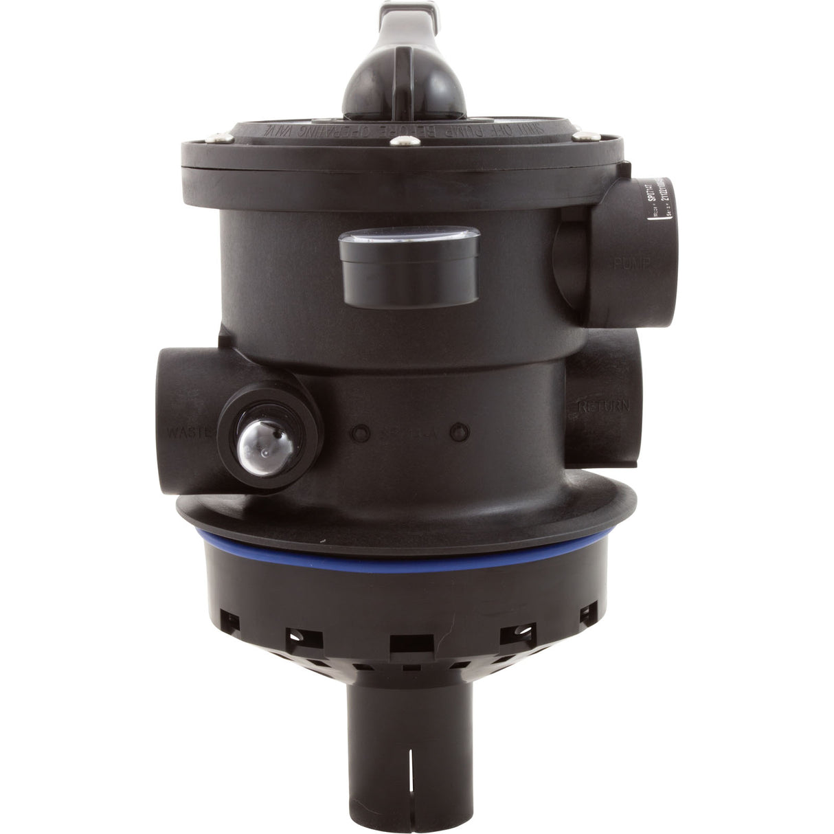 Multiport Valve, Hayward SP0714T, 1-1/2" Top Mount, 6 Pos : SP0714T - Hayward - 0610377472401 - PartsForSpas.com