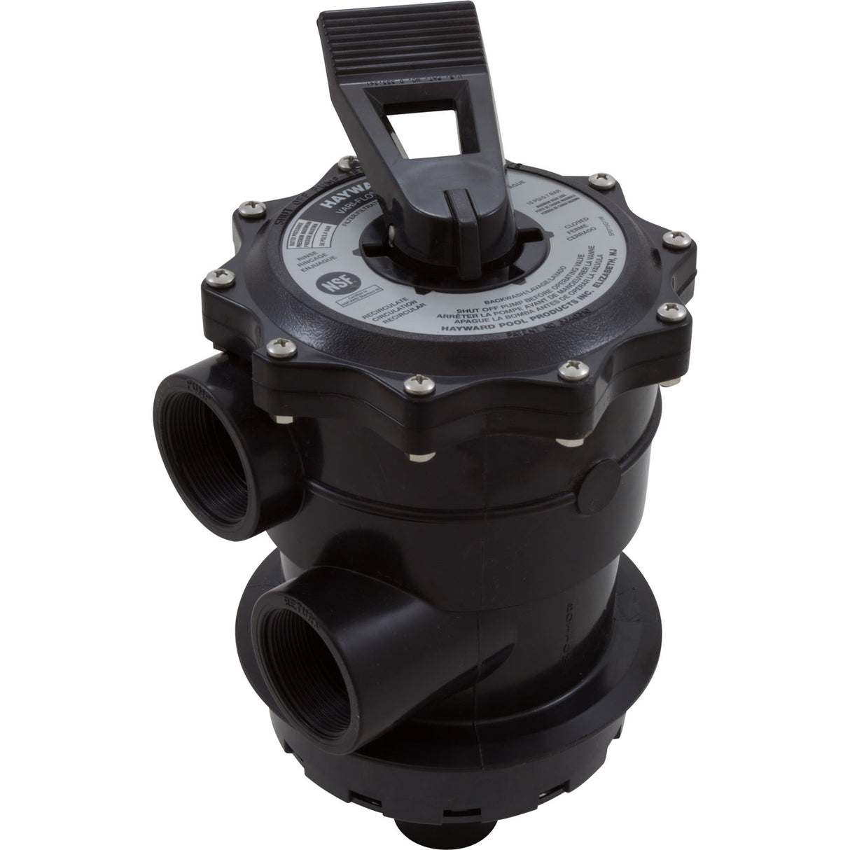 Multiport Valve, Hayward SP071621, 2", 6 Position : SP071621 - Hayward - 0610377228701 - PartsForSpas.com