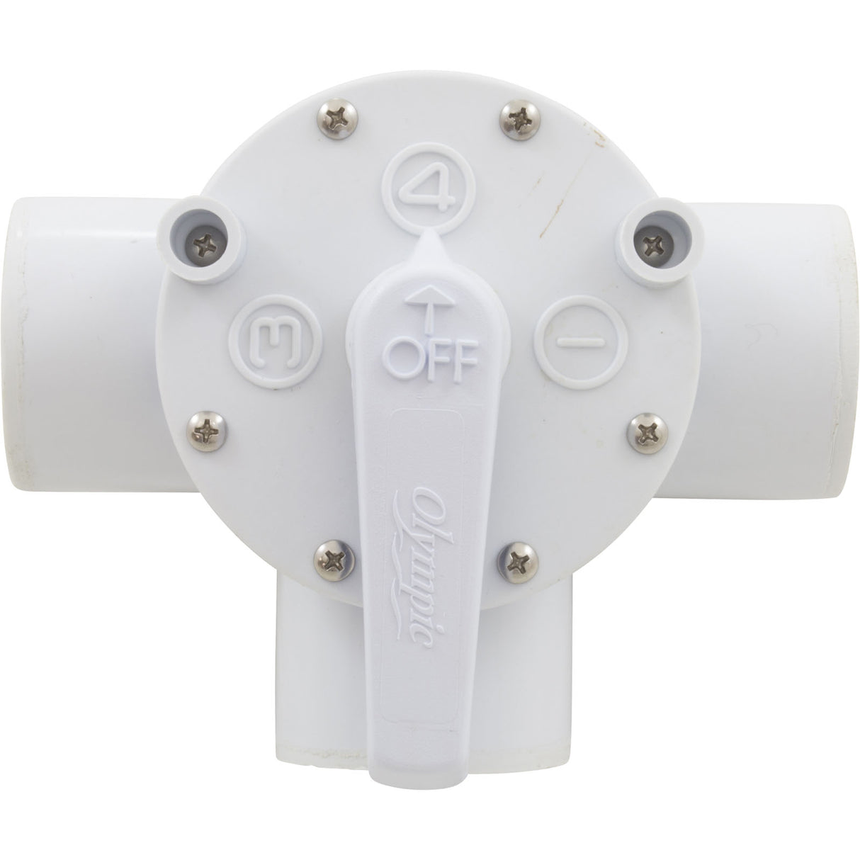 Diverter Valve, Olympic, 1-1/2"fpt, 3-Way, White : AFT100T - Champlain Plastics - 063741240104 - PartsForSpas.com
