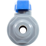 Ball Valve, Rola-Chem, Quick Connect, 1/4" Tubing x 1/4"mpt : 550054 - Rola-Chem/Paradise Industries - 757706002257 - PartsForSpas.com