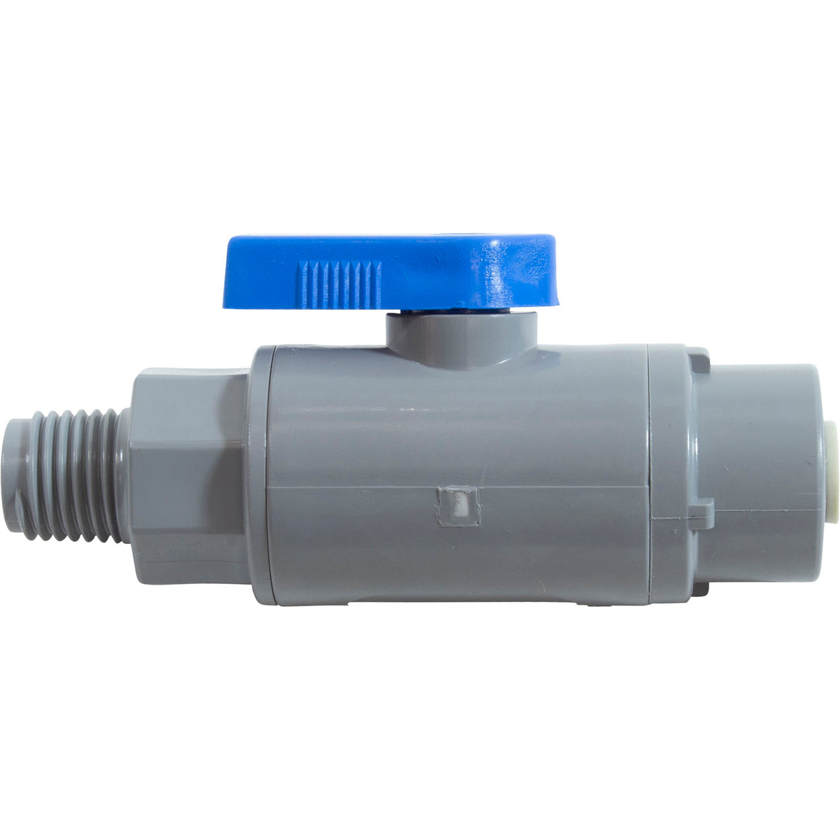 Ball Valve, Rola-Chem, Quick Connect, 1/4" Tubing x 1/4"mpt : 550054 - Rola-Chem/Paradise Industries - 757706002257 - PartsForSpas.com