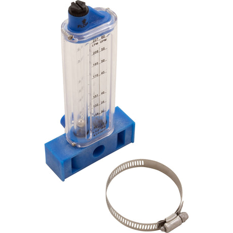 Flowmeter, Rola-Chem Vertical Mount, 1-1/2" PVC, 25-60 GPM : 570341V - Rola-Chem/Paradise Industries - 757706000628 - PartsForSpas.com