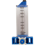 Flowmeter, Rola-Chem Vertical Mount, 1-1/2" PVC, 25-60 GPM : 570341V - Rola-Chem/Paradise Industries - 757706000628 - PartsForSpas.com