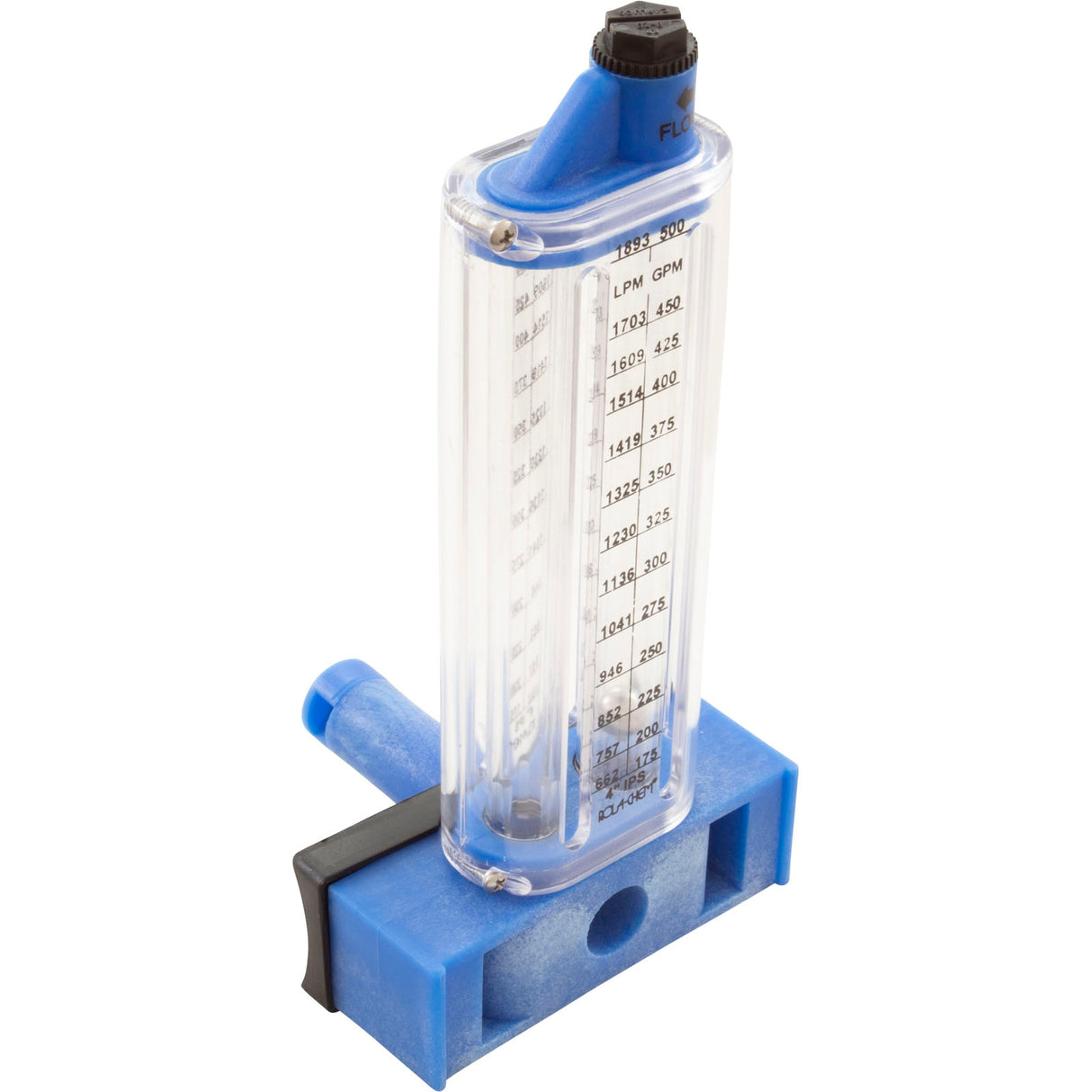 Flowmeter, Rola-Chem Side Mount, 4" PVC, 125-500 GPM : 570381S - Rola-Chem/Paradise Industries - 757706000840 - PartsForSpas.com