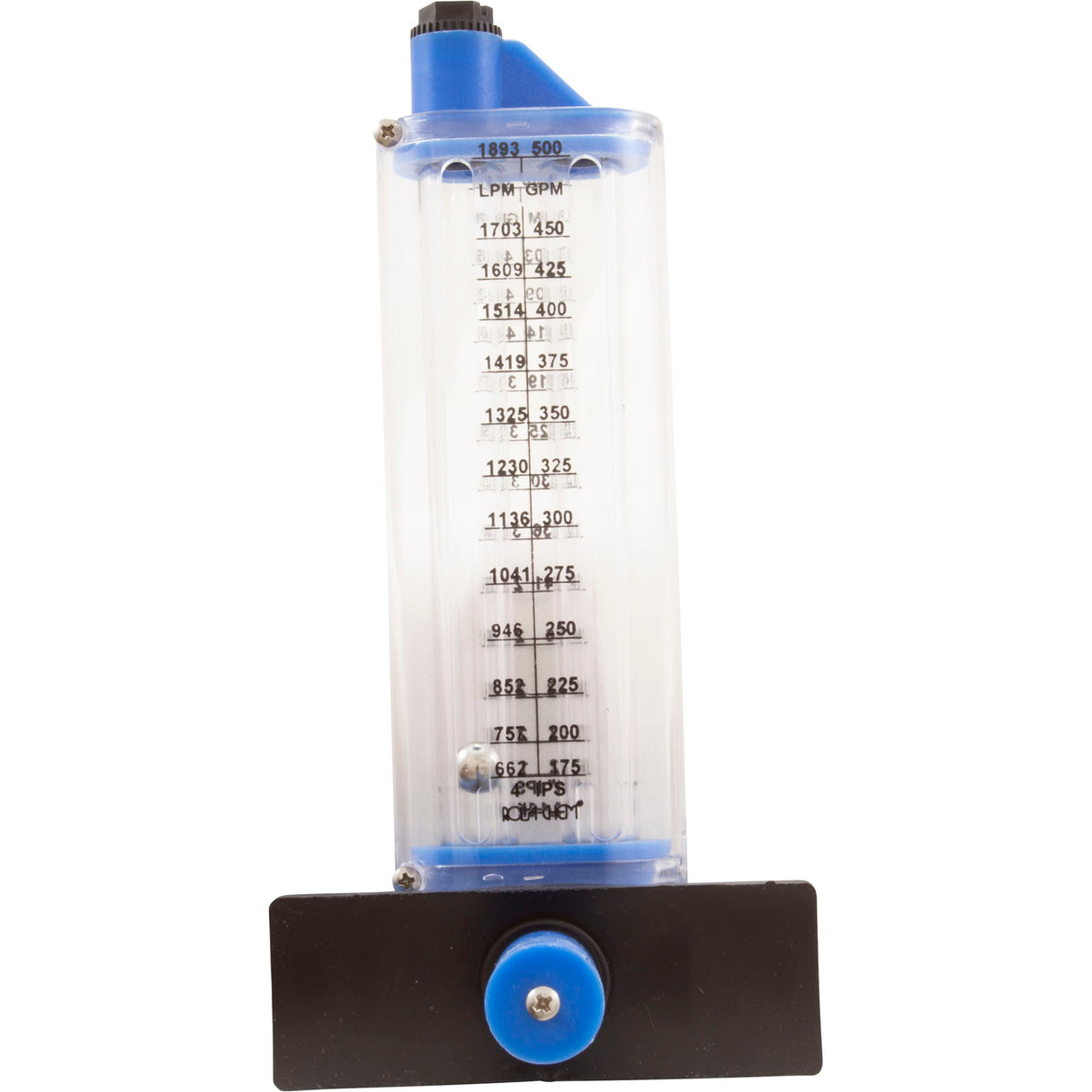 Flowmeter, Rola-Chem Side Mount, 4" PVC, 125-500 GPM : 570381S - Rola-Chem/Paradise Industries - 757706000840 - PartsForSpas.com