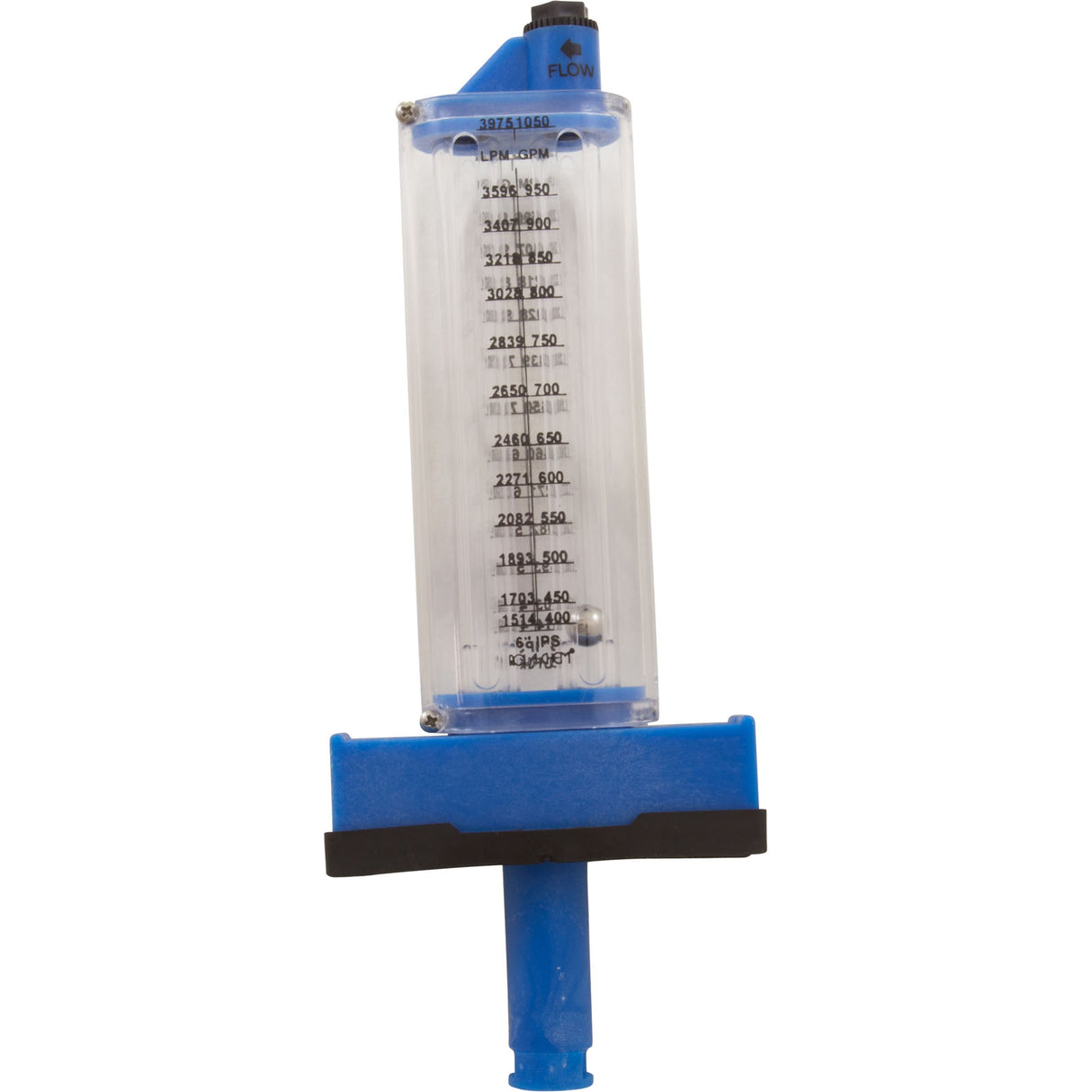Flowmeter, Rola-Chem Top Mount, 6" PVC, 250-1050 GPM : 570391T - Rola-Chem/Paradise Industries - 757706000888 - PartsForSpas.com