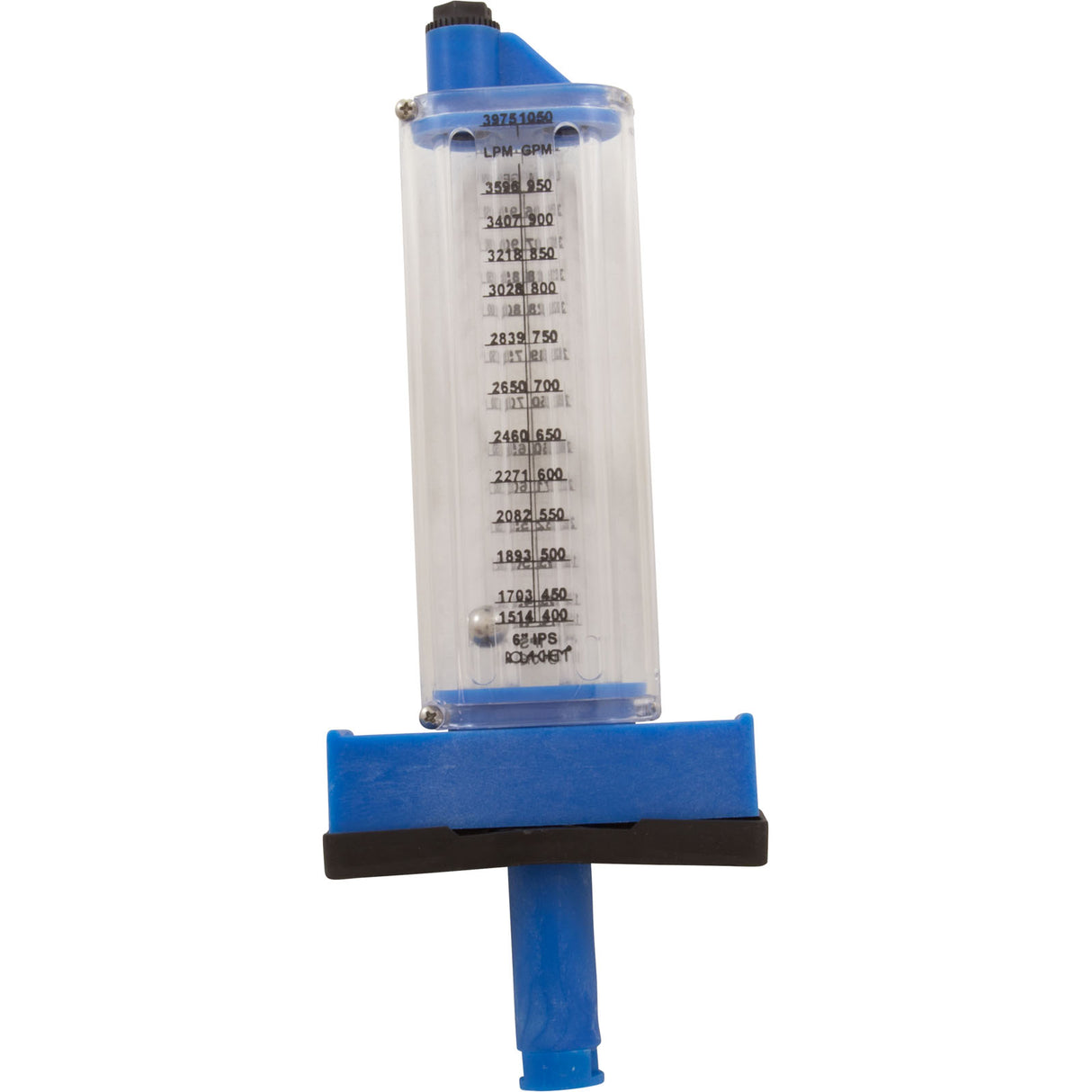 Flowmeter, Rola-Chem Top Mount, 6" PVC, 250-1050 GPM : 570391T - Rola-Chem/Paradise Industries - 757706000888 - PartsForSpas.com