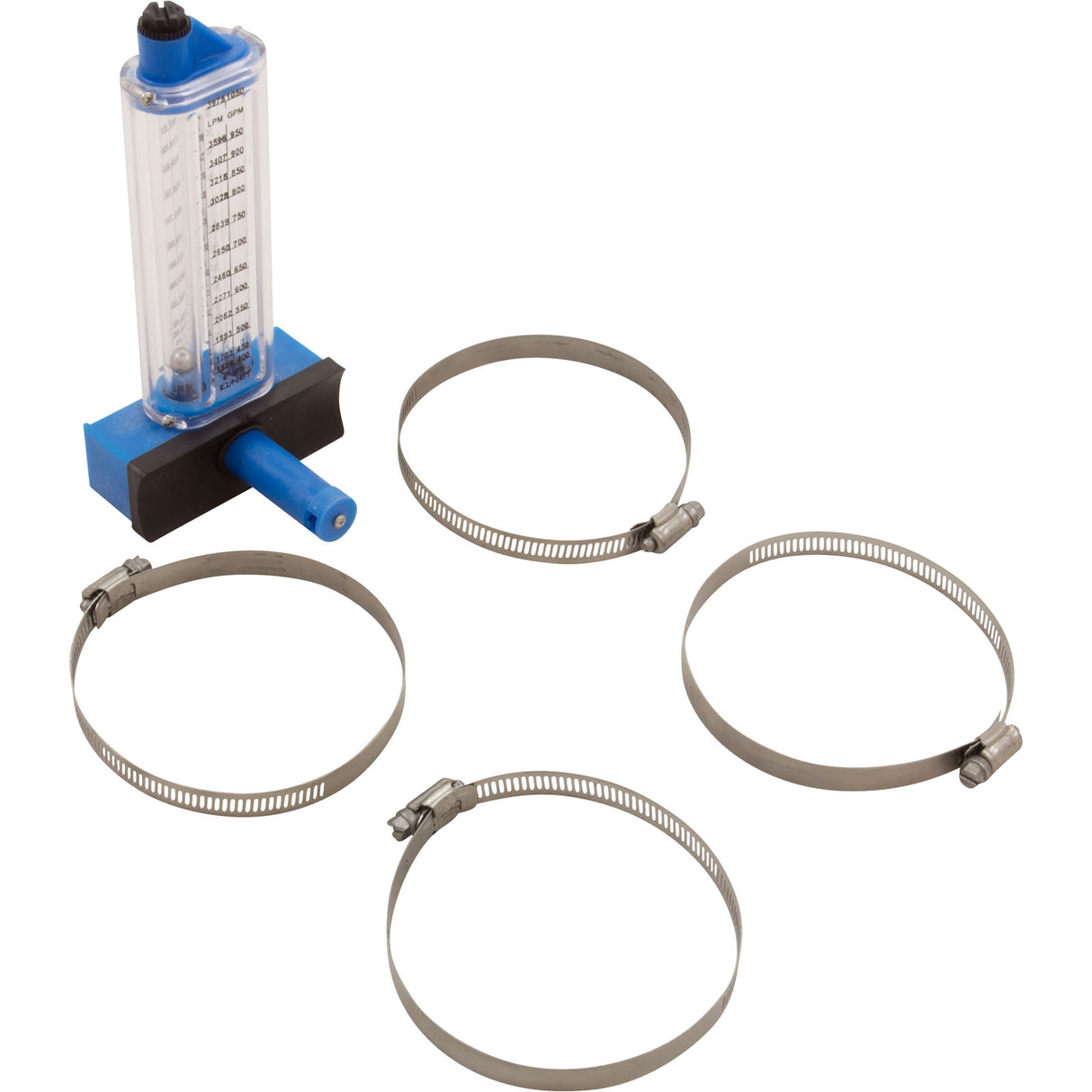 Flowmeter, Rola-Chem Side Mount, 6" PVC, 250-1050 GPM : 570391S - Rola-Chem/Paradise Industries - 757706000871 - PartsForSpas.com