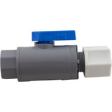 Ball Valve, SMC Series 638, 1/4"fpt x 3/8" Tube : 22193 - US Plastics - 22193 - PartsForSpas.com