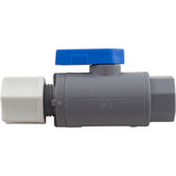 Ball Valve, SMC Series 638, 1/4"fpt x 3/8" Tube : 22193 - US Plastics - 22193 - PartsForSpas.com