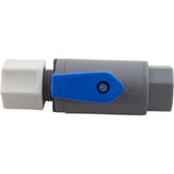 Ball Valve, SMC Series 638, 1/4"fpt x 3/8" Tube : 22193 - US Plastics - 22193 - PartsForSpas.com