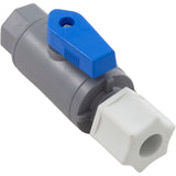 Ball Valve, SMC Series 638, 1/4"fpt x 3/8" Tube : 22193 - US Plastics - 22193 - PartsForSpas.com