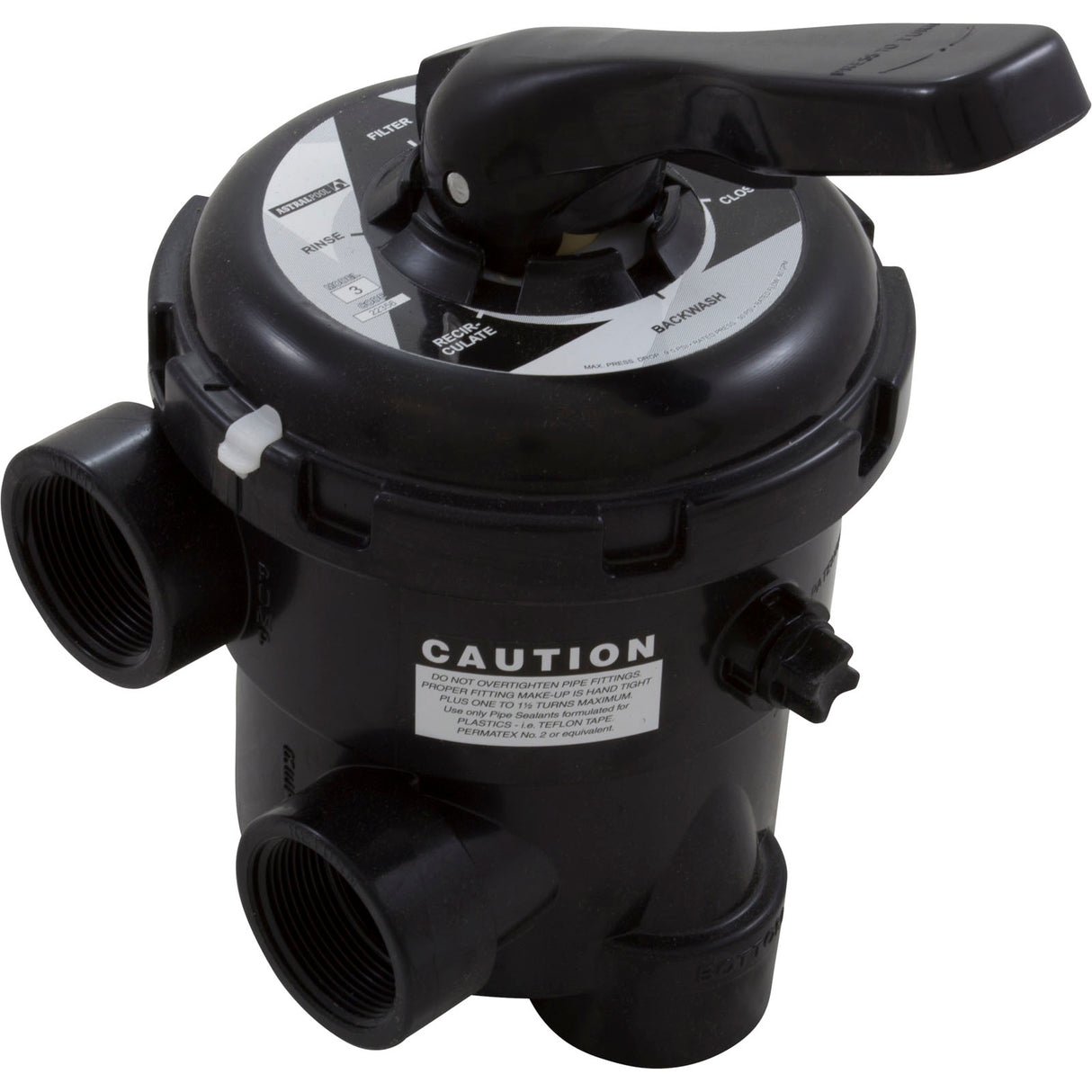 MPV, Astral 1-1/2" Side Mount, Universal, No Plumbing, 6 Pos : 22356 - Astral Products, Inc. - 22356 - PartsForSpas.com