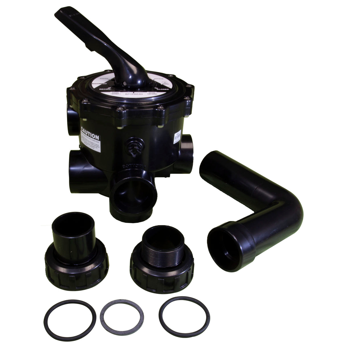 Multiport Valve, Astral 2" Side Mount Valve Model 09848 : 09848 - Astral Products/Fluidra - 842038232074 - PartsForSpas.com