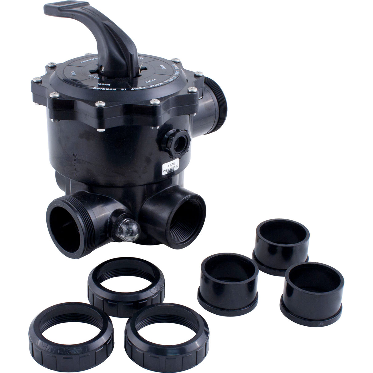 Multiport Valve, Waterco Side Mount, 2", 6 Position : 2290590 - Waterco - 2290590 - PartsForSpas.com