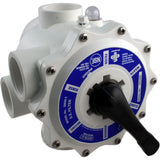 Multiport Valve, Praher SM2-PP2, 2", with PacFab Plumbing : SM2-PP2 - Praher Canada Ltd - 885531001647 - PartsForSpas.com