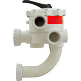 Multiport Valve, Praher SM2-SR3U, 2", w/StaRite Plumbing, Wht : SM2-SR3U - Praher Canada Ltd - SM2-SR3U - PartsForSpas.com
