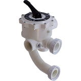 Multiport Valve, Praher SM2-SR3U, 2", w/StaRite Plumbing, Wht : SM2-SR3U - Praher Canada Ltd - SM2-SR3U - PartsForSpas.com