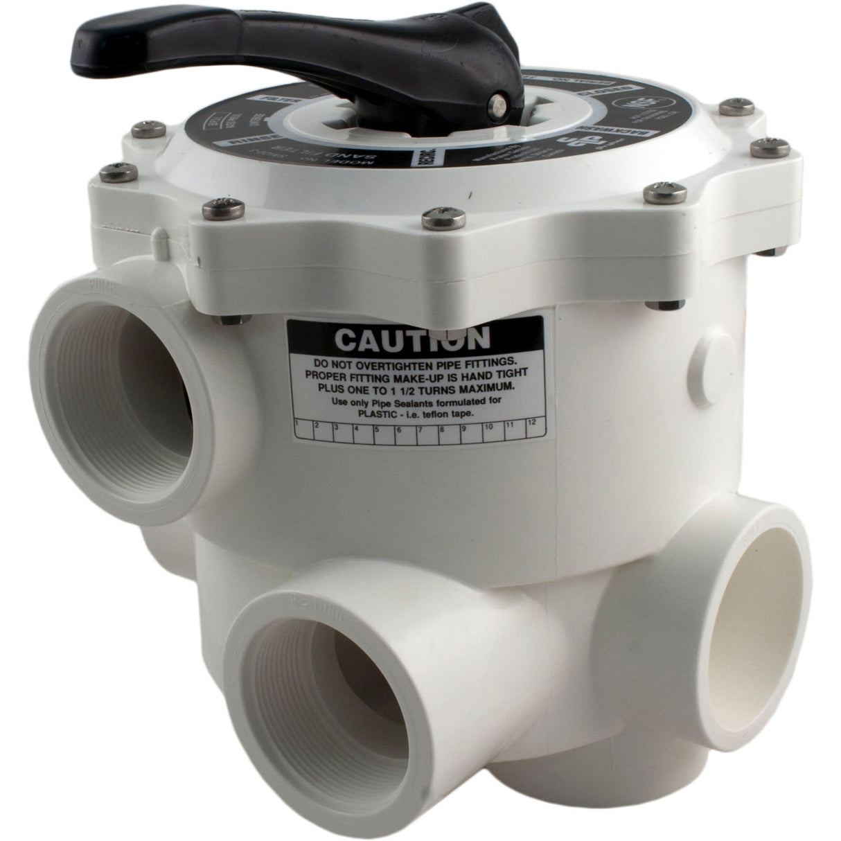 Multiport Valve, Praher SM-20-3, 2" FPT, Sand : SM-20-3 - Praher Canada Ltd - SM-20-3 - PartsForSpas.com