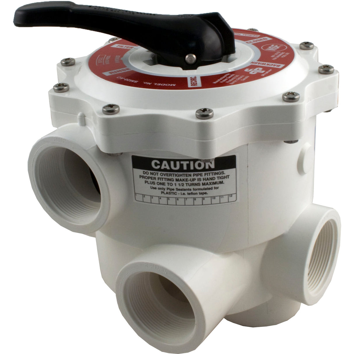 Multiport Valve, Praher SM-20-A0, 2" Female Pipe Thread : SM-20-AO - Praher Canada Ltd - 10885531001682 - PartsForSpas.com