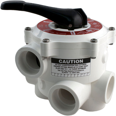 Multiport Valve, Praher SM-10-A0S, 1-1/2" Slip : SM-10-AOS - Praher Canada Ltd - SM-10-AOS - PartsForSpas.com