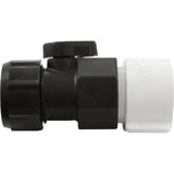 Drain Valve, Waterway, 1/2" Slip x Garden Hose : 400-2060 - Waterway Plastics - 806105081032 - PartsForSpas.com