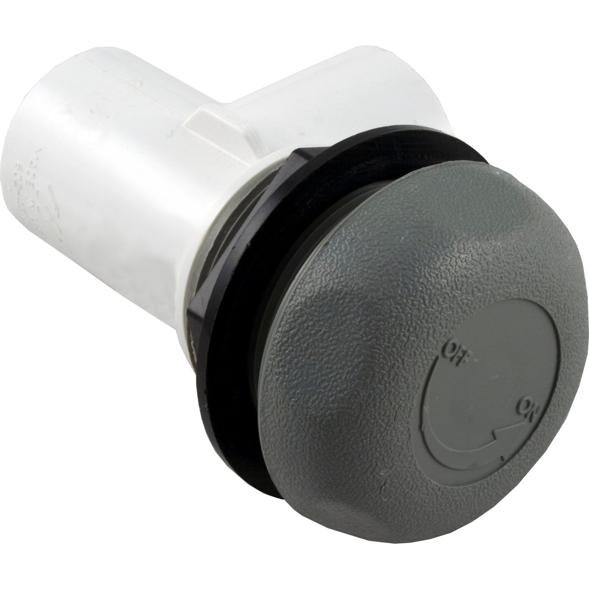 On/Off Valve, Waterway, 1" Slip x 1" Slip, Single Port, Gray : 600-4367 - Waterway Plastics - 806105102546 - PartsForSpas.com