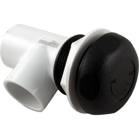 On/Off Valve, Waterway, 1"s x 1"s, Single Port, Black : 600-4361 - Waterway Plastics - 806105102539 - PartsForSpas.com