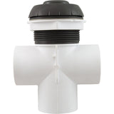 Diverter Valve, WW, 2", 2 Port, Top Mount, Notched, Black : 600-3061 - Waterway Plastics - 806105102058 - PartsForSpas.com