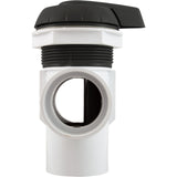 Diverter Valve, WW, 2", 2 Port, Top Mount, Notched, Black : 600-3061 - Waterway Plastics - 806105102058 - PartsForSpas.com