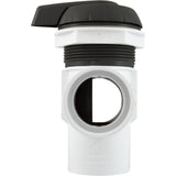 Diverter Valve, WW, 2", 2 Port, Top Mount, Notched, Black : 600-3061 - Waterway Plastics - 806105102058 - PartsForSpas.com