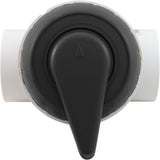 Diverter Valve, WW, 2", 2 Port, Top Mount, Notched, Black : 600-3061 - Waterway Plastics - 806105102058 - PartsForSpas.com