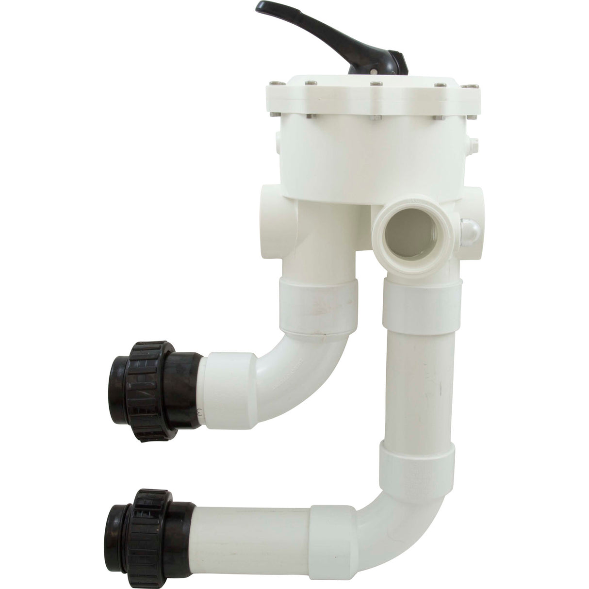Multiport Valve, Waterway Side Mount, 2"fpt, w/Unions : WVD001 - Waterway Plastics - 806105207142 - PartsForSpas.com