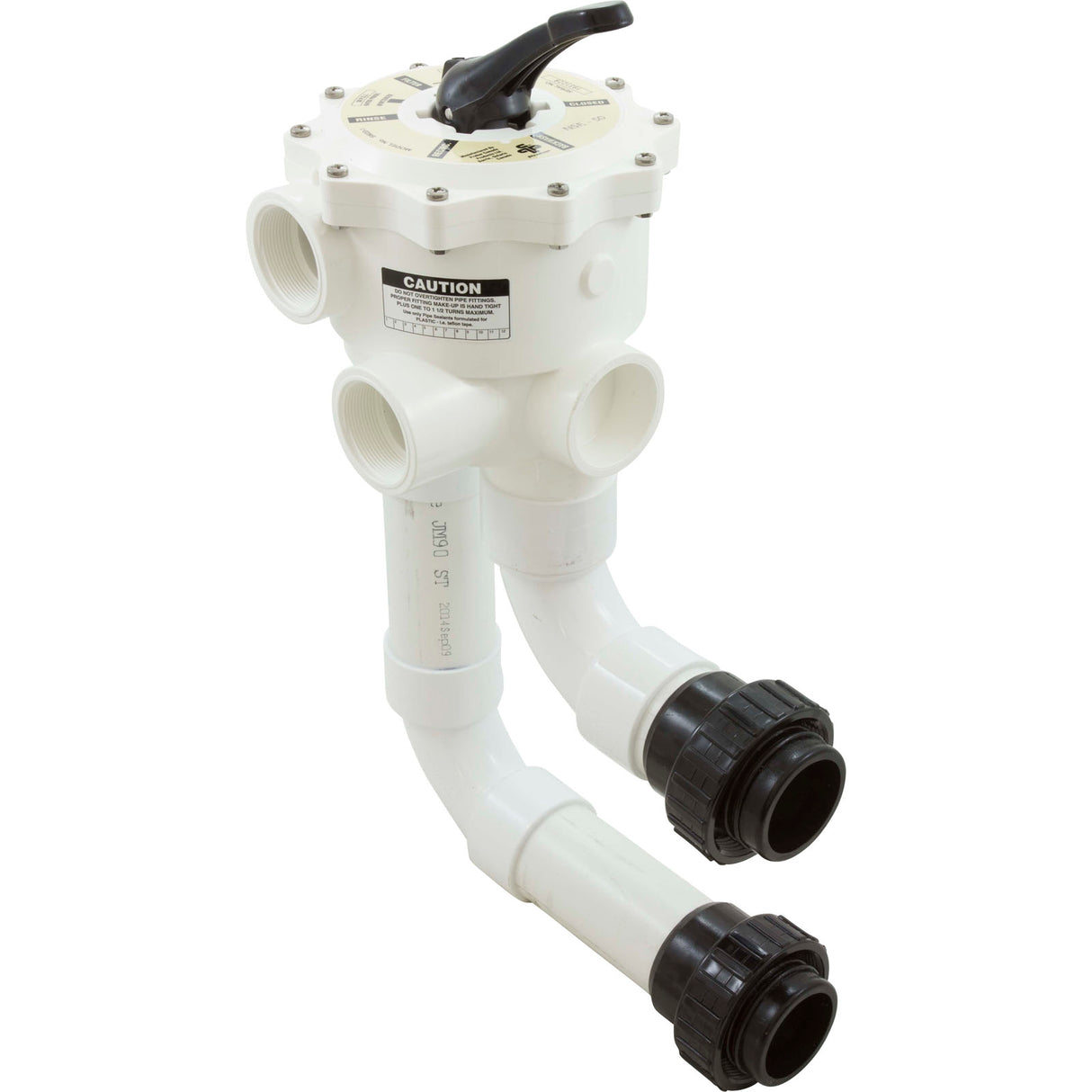 Multiport Valve, Waterway Side Mount, 2"fpt, w/Unions : WVD001 - Waterway Plastics - 806105207142 - PartsForSpas.com