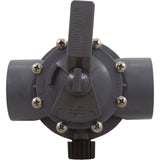 Diverter Valve, Jandy/Zod, 2"s/2-1/2"spg Pos Seal, 2 Way, Gray : 2876 - Jandy/Laars/Zodiac - 052337001427 - PartsForSpas.com