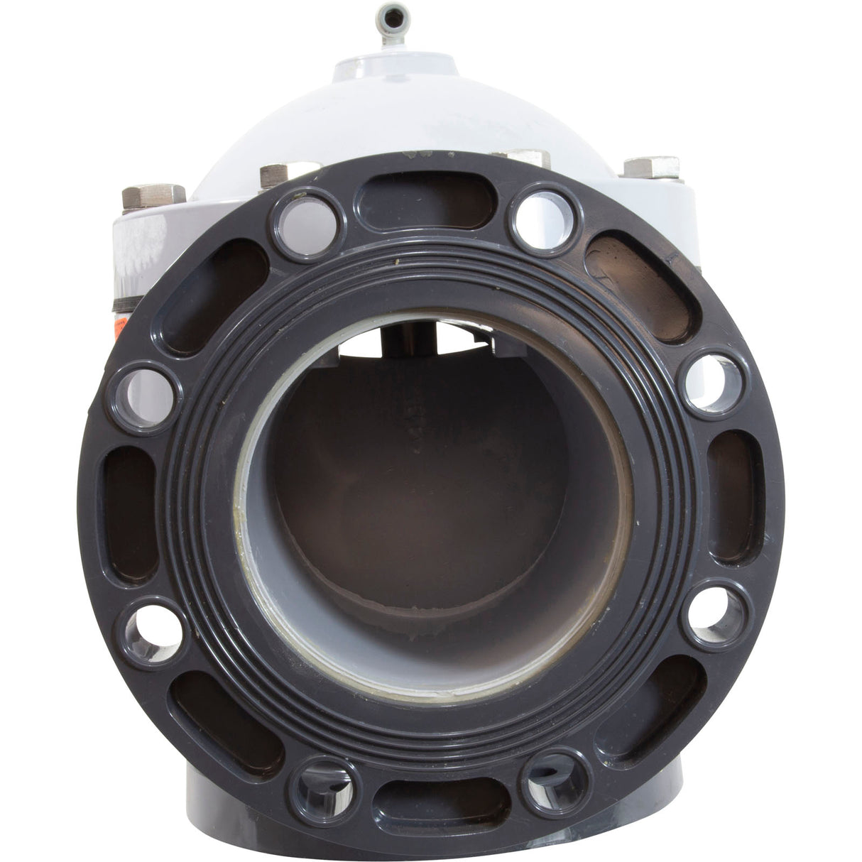 Backwash Valve, Paragon Stark 3-Way, 6", Gry, w/Flanges : V3-06