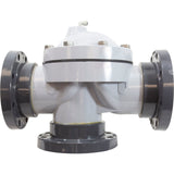 Backwash Valve, Paragon Stark 3-Way, 6", Gry, w/Flanges : V3-06