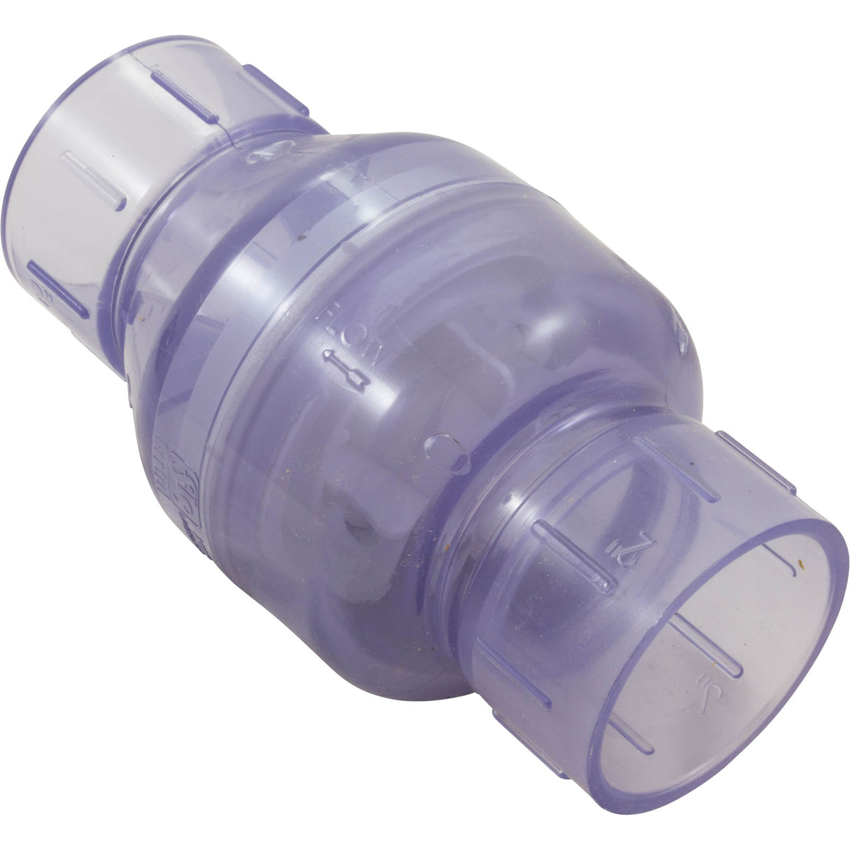 Check Valve, Flo Control 1011, 2"s, 1/2lb, Spring, Water, Clear : 1011C20 - Flo Control - 670686901207 - PartsForSpas.com