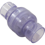 Check Valve, Flo Control 1011, 2"s, 1/2lb, Spring, Water, Clear : 1011C20 - Flo Control - 670686901207 - PartsForSpas.com