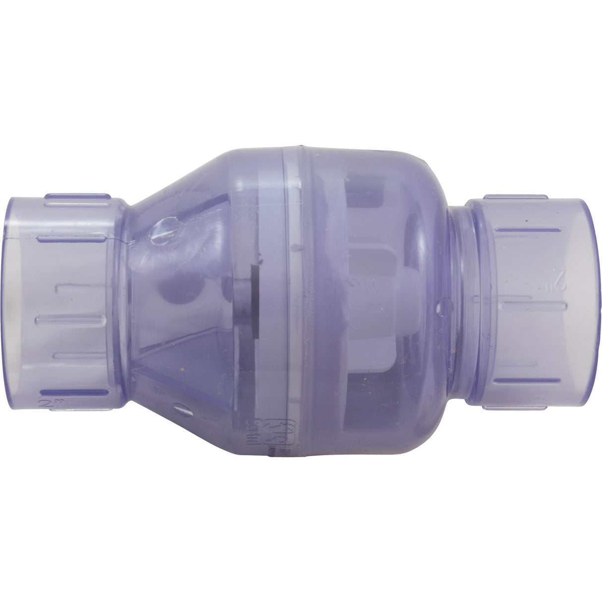 Check Valve, Flo Control 1011, 2"s, 1/2lb, Spring, Water, Clear : 1011C20 - Flo Control - 670686901207 - PartsForSpas.com
