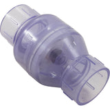 Check Valve, Flo Control 1011, 2"s, 1/2lb, Spring, Water, Clear : 1011C20 - Flo Control - 670686901207 - PartsForSpas.com