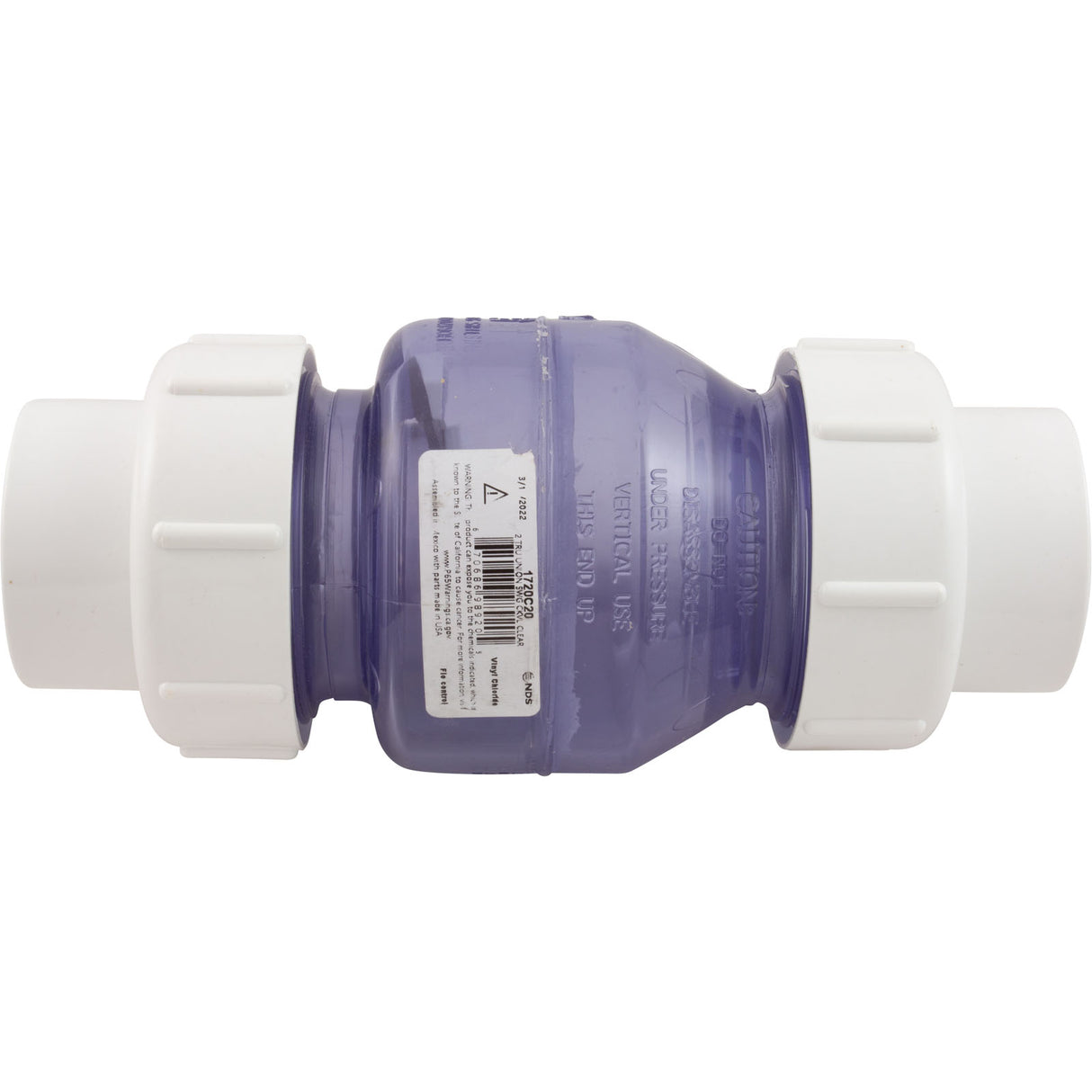 Check Valve, Flo Control, Swing, 2" Slip, True Union : 1720C20