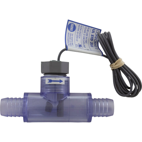 Flow Switch, Hydro-Quip, 3/4" Barb Tee, 1A, 30v : 34-0221-K - HydroQuip - 34-0221-K - PartsForSpas.com