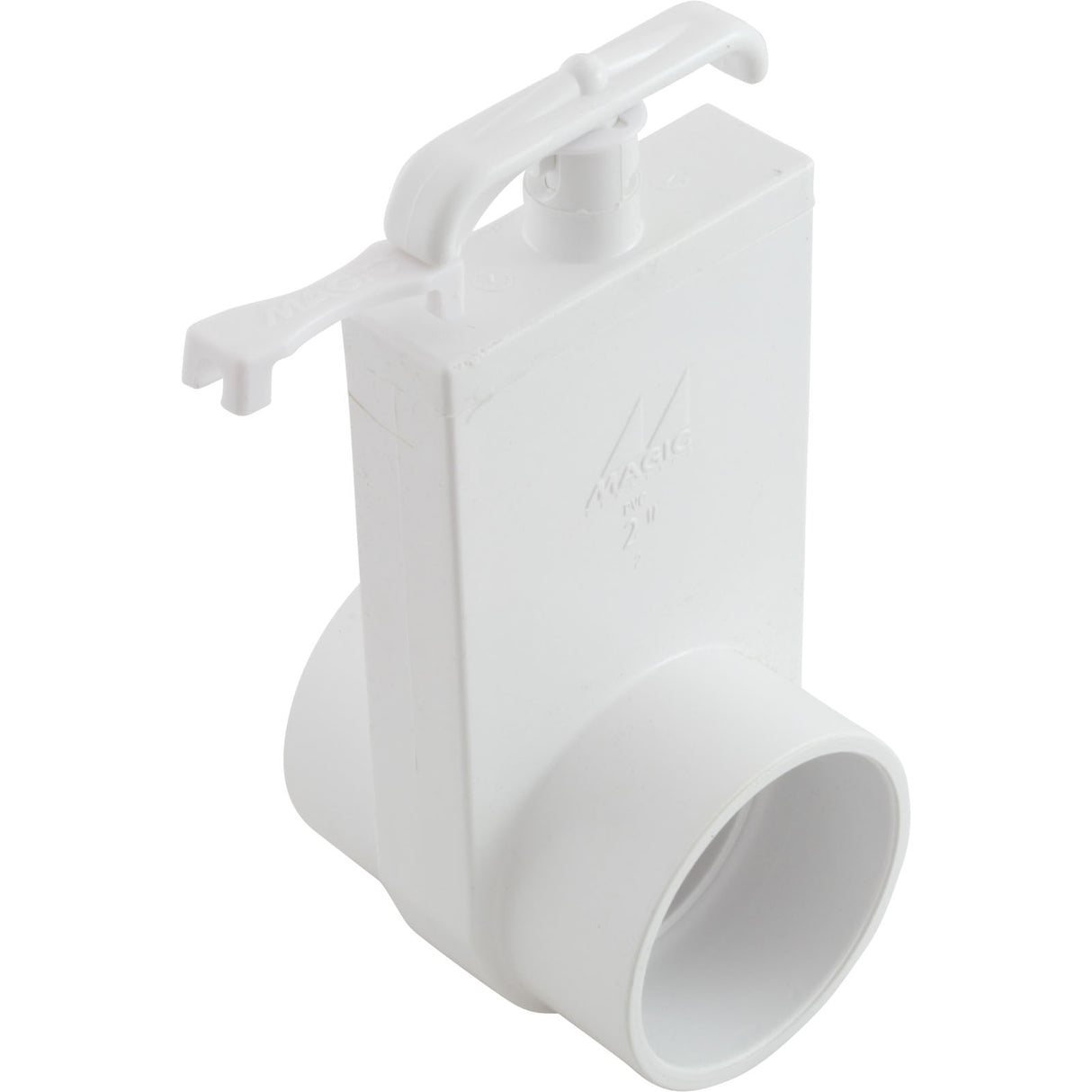 Gate Valve, UniBody, Magic, 2" Slip x 2" Slip, 80psi : 0401-20 - Magic Plastics - 0401-20 - PartsForSpas.com