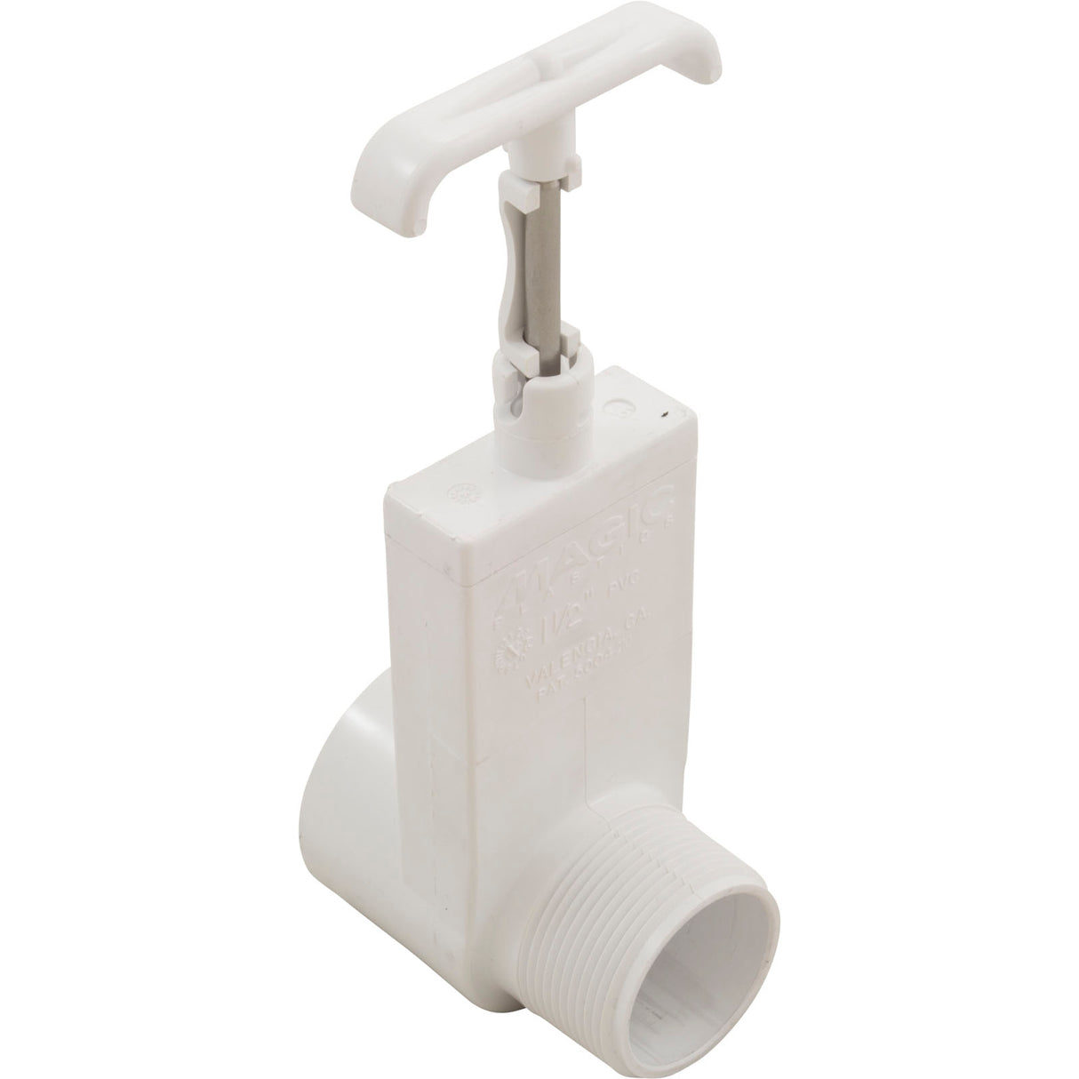 Gate Valve, Magic Unibody, 1-1/2"mpt x 1-1/2"fpt : 0434-15 - Magic Plastics - 0434-15 - PartsForSpas.com